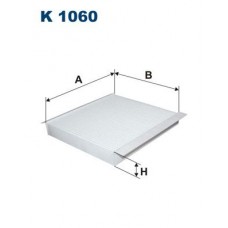 Фільтр повітря у внутрішньому просторі FILTRON K 1060