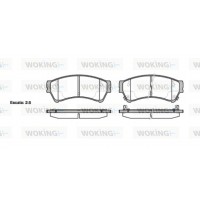 P10963.02 WOKING Комплект гальмівних колодок дисковий гальм