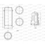 DCK5004.04 OPEN PARTS Пилозахисний комплект амортизатор