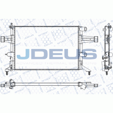 RA0200740 JDEUS Радіатор охолодження двигуна