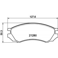 MDB1443 MINTEX Комплект гальмівних колодок дисковий гальм