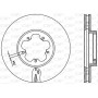BDA2369.20 OPEN PARTS Гальмівний диск
