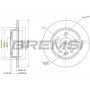 CD6847S BREMSI Гальмівний диск