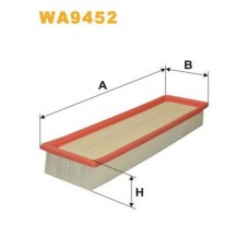 WA9452 WIX FILTERS Повітряний фільтр