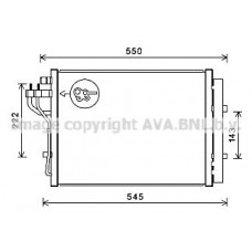 HY5445D AVA QUALITY COOLING Конденсатор кондиціонера