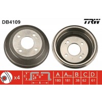 DB4109 TRW Гальмівний барабан