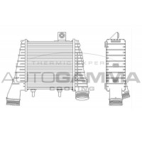105722 AUTOGAMMA Интеркулер
