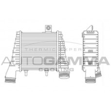 105722 AUTOGAMMA Интеркулер
