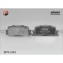 BP43449 FENOX КомплеК т гальмівних колодок, дискове гальмо