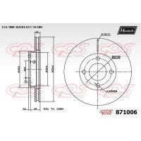 871006 MAXTECH Гальмівний диск