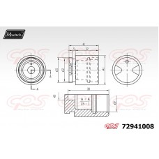 72941008 MAXTECH Поршень корпус скоби гальма
