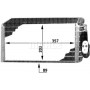 AE 42 000P MAHLE Випарник кондиціонера