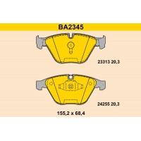 BA2345 BARUM КомплеК т гальмівних колодок, дискове гальмо