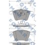 FO 691281 FOMAR Friction Комплект гальмівних колодок дисковий гальм