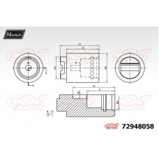 72948058 MAXTECH Поршень корпус скоби гальма