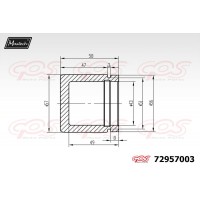 72957003 MAXTECH Поршень корпус скоби гальма