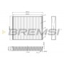 FC0459C BREMSI Фільтр повітря у внутрішньому просторі