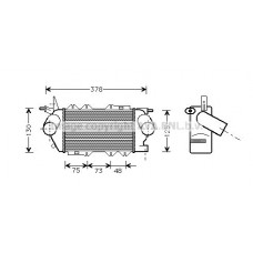 Интеркулер AVA QUALITY COOLING OL4269