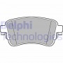 LP3261 DELPHI Комплект гальмівних колодок дисковий гальм