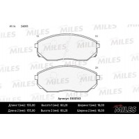 E400143 MILES КомплеК т гальмівних колодок, дискове гальмо