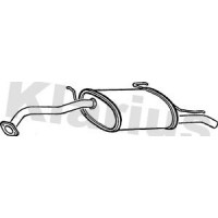 230099 KLARIUS Глушник вихлопних газів кінцевий