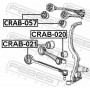 CRAB-021 FEBEST Підвіска важіль незалежної підвіски колеса
