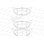 WBP23130C WAGNER Комплект гальмівних колодок дисковий гальм