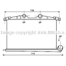 PE4363 AVA QUALITY COOLING Интеркулер