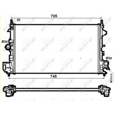 WG1722016 WILMINK GROUP Радіатор охолодження двигуна