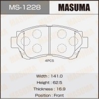 MS-1228 MASUMA Комплект гальмівних колодок