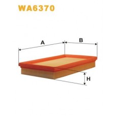 WA6370 WIX FILTERS Повітряний фільтр