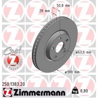 250.1383.20 ZIMMERMANN Гальмівний диск