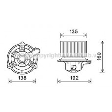 HY8553 AVA QUALITY COOLING Вентилятор салону