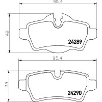 8DB 355 031-791 HELLA PAGID Комплект гальмівних колодок дисковий гальм