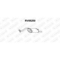 RV05250 VENEPORTE Глушник вихлопних газів кінцевий