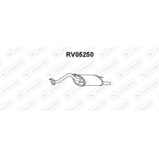 RV05250 VENEPORTE Глушник вихлопних газів кінцевий