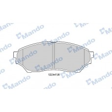MBF015703 MANDO Комплект гальмівних колодок дисковий гальм
