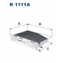 K 1111A FILTRON Фільтр повітря у внутрішньому просторі