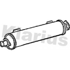220685 KLARIUS Середній глушник вихлопних газів