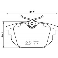 PCP1487 DON Комплект гальмівних колодок дисковий гальм