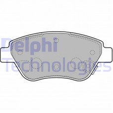 LP2478 DELPHI Комплект гальмівних колодок дисковий гальм