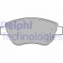 LP2478 DELPHI Комплект гальмівних колодок дисковий гальм