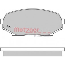 1170396 METZGER Комплект гальмівних колодок дисковий гальм