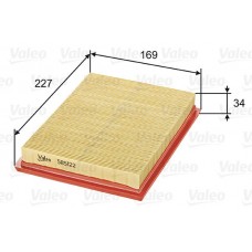 585122 VALEO Повітряний фільтр