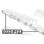 0222-P12J FEBEST Осьовий шарнір рульова тяга