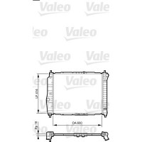 735158 VALEO Радіатор охолодження двигуна