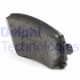 LP1911 DELPHI Комплект гальмівних колодок дисковий гальм