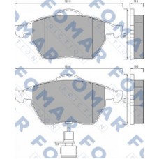 FO 495781 FOMAR Friction Комплект гальмівних колодок дисковий гальм