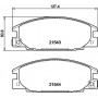 8DB 355 016-341 HELLA Комплект гальмівних колодок, дискове гальмо