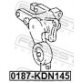 0187-KDN145 FEBEST натяжний ролик, Поліклиновий ремінь